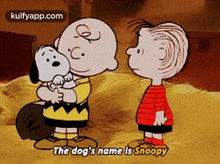 The Dog'S Name Is Snoopy.Gif GIF - The Dog'S Name Is Snoopy Text Art GIFs