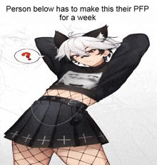 a person below has to make this their ppf for a week