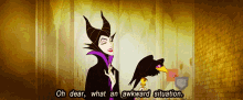 Maleficent Oh Dear GIF - Maleficent Oh Dear What An Awkward Situation GIFs