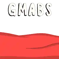 a green penguin peeking out from behind a red blanket with the words " gmaps " written above it