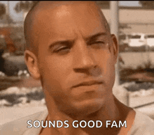 Vin Diesel Staring GIF
