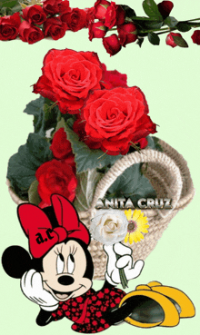 Rosas Y Minnie Mause GIF - Rosas Y Minnie Mause GIFs