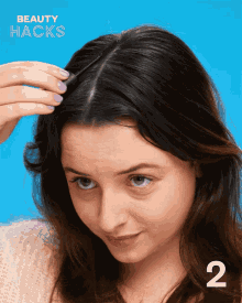 Looking Good Hacks For Brunettes GIF - Looking Good Hacks For Brunettes Perfectly Covered Roots GIFs