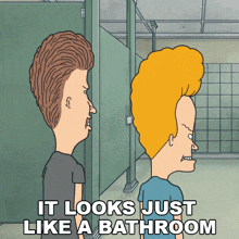 It Looks Just Like A Bathroom Beavis And Butt-head GIF - It Looks Just Like A Bathroom Beavis And Butt-head Confused GIFs