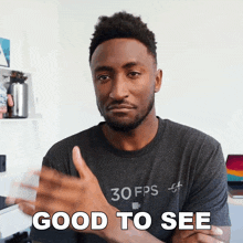 Good To See Marques Brownlee GIF - Good To See Marques Brownlee Glad To See It GIFs