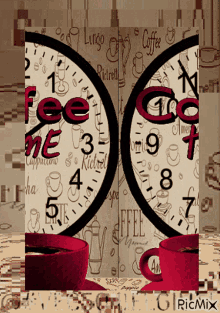 Vec50coffee Coffee Time GIF - Vec50coffee Coffee Time Clock GIFs
