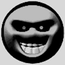 Evil Smile Circle Face GIF