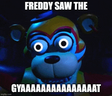 Freddy Saw The Gyat GIF - Freddy Saw The Gyat GIFs