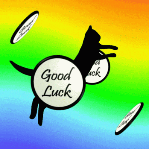 Good Luck Black Cat Lucky Charm GIF – Good Luck Black Cat Good Luck ...