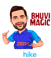 Bhuvi Magic Number1 Sticker - Bhuvi Magic Number1 You Did It Stickers