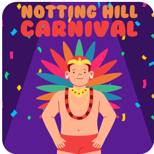 Notting Hill Carnival Happy Carnival Sticker - Notting Hill Carnival Happy Carnival Nh Carnival Stickers
