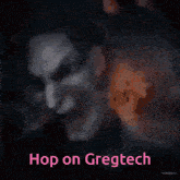 a collage of images with the words hop on gregtech at the top