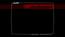 a computer screen displays a message in a foreign language asking a question