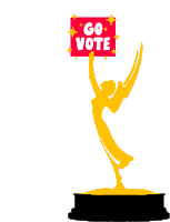 Emmy Award Sticker - Emmy Award Go Vote Stickers