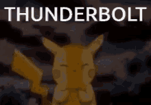 pikachu thunderbolt pokemon
