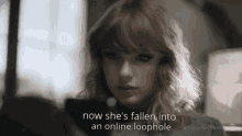 Taylor Swift Fallen Into An Online Loophole GIF - Taylor Swift Fallen Into An Online Loophole What GIFs