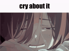 Cry About It Cry About It Meme GIF - Cry About It Cry About It Meme Miku Nakano GIFs