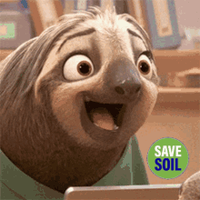 flash sloth savesoil zotopia