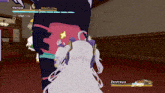 a video game shows a character named henya and another character named zenfreya