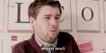 Bad Education Alfie Wickers GIF - Bad Education Alfie Wickers What Is This GIFs