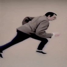 Mr Bean Run Brain GIF