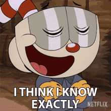 I Think I Know Exactly Whats Gonna Happen Cuphead GIF - I Think I Know Exactly Whats Gonna Happen Cuphead The Cuphead Show GIFs