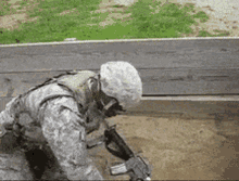 Soldier Gun GIF - Soldier Gun Sitting GIFs