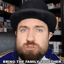 bring the family together richard parliament top hat gaming man family time family coming together