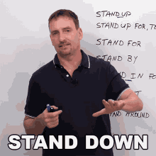 Stand Down Adam GIF - Stand Down Adam Engvid GIFs