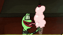 Brandy And Mr Whiskers Gaspar Le Gecko GIF - Brandy And Mr Whiskers Gaspar Le Gecko Ice Cream GIFs