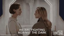 We Are Fighting Against The Dark Mon Mothma GIF - We Are Fighting Against The Dark Mon Mothma Andor GIFs