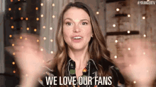 We Love Our Fans! GIF - Sutton Foster Liza Miller Younger Tv GIFs