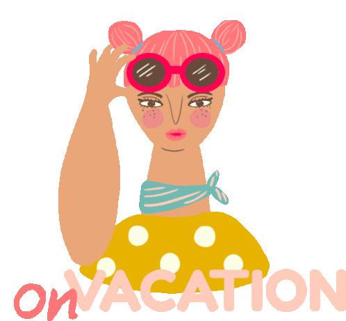 Vacation Girl Sticker - Vacation Girl Summer Stickers