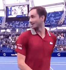 Daniil Medvedev Laughing GIF - Daniil Medvedev Laughing Tennis GIFs