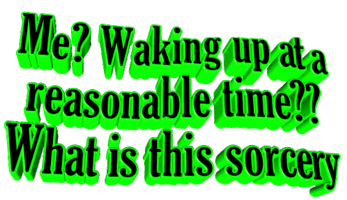 Waking Up Sticker - Waking Up Stickers