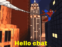 Spider Man Hello Chat GIF