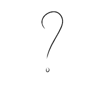 three question marks are drawn on a white background .