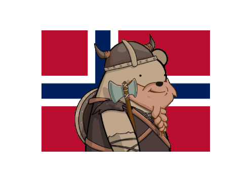 Viking Norway Sticker - Viking Norway Norsk Stickers