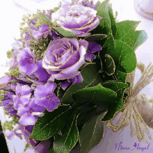 Purple Roses GIF - Purple Roses Bouquet GIFs