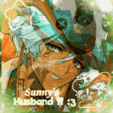 a picture of sunny 's husband is displayed