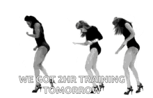 beyonce dancing single ladies dance we got2hr training tomorrow