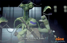 Tmnt Donatello GIF - Tmnt Donatello I Like French Fries GIFs