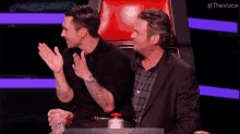 Excited GIF - Adam Levine Excited Blake Shelton GIFs