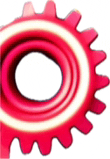 Decorative Gear Red N White Gear GIF - Decorative Gear Red N White Gear GIFs