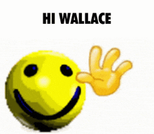 Wallace Smiley GIF - Wallace Smiley Wave GIFs