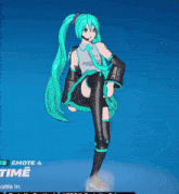 hatsune miku is a character in a video game called emote 4 time