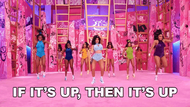 It Its Up Then Its Up Cardi B GIF - It Its Up Then Its Up Cardi B Up Song GIFs