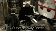 Harrypotter Lucius Malfoy GIF - Harrypotter Lucius Malfoy Out Of My Way GIFs