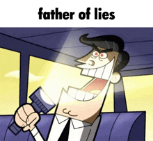 Father Lies GIF - Father Lies Disguise GIFs