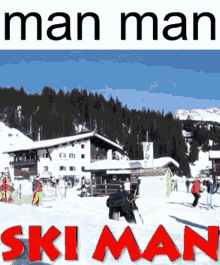 Man Man Ski Man GIF - Man Man Ski Man Club Penguin Rewritten GIFs